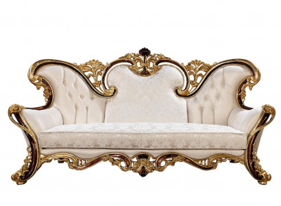 Königliches Sofa Dreisitzer Couch Polster Möbel Couchen Sofas Textil